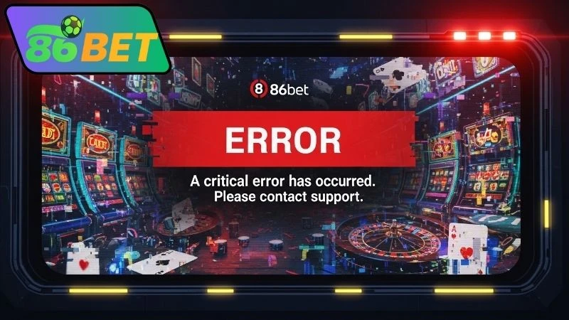 Nguyên nhân phổ biến 86bet bị lỗi