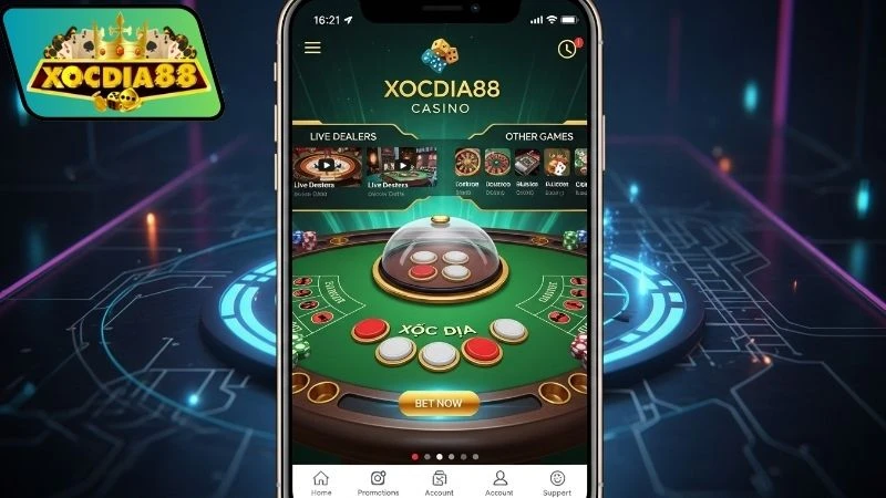 App nhà cái Xocdia88 có gì nổi bật?